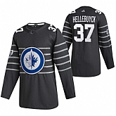 Jets 37 Connor Hellebuyck Gray 2020 NHL All-Star Game Adidas Jersey,baseball caps,new era cap wholesale,wholesale hats
